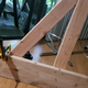 Hideous, but functional. I was going to sand all of the massive splinters off but... Who’s got time for that?